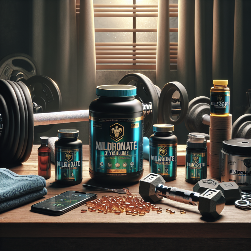 Uso de Mildronate Dihydricume sin entrenamiento con pesas