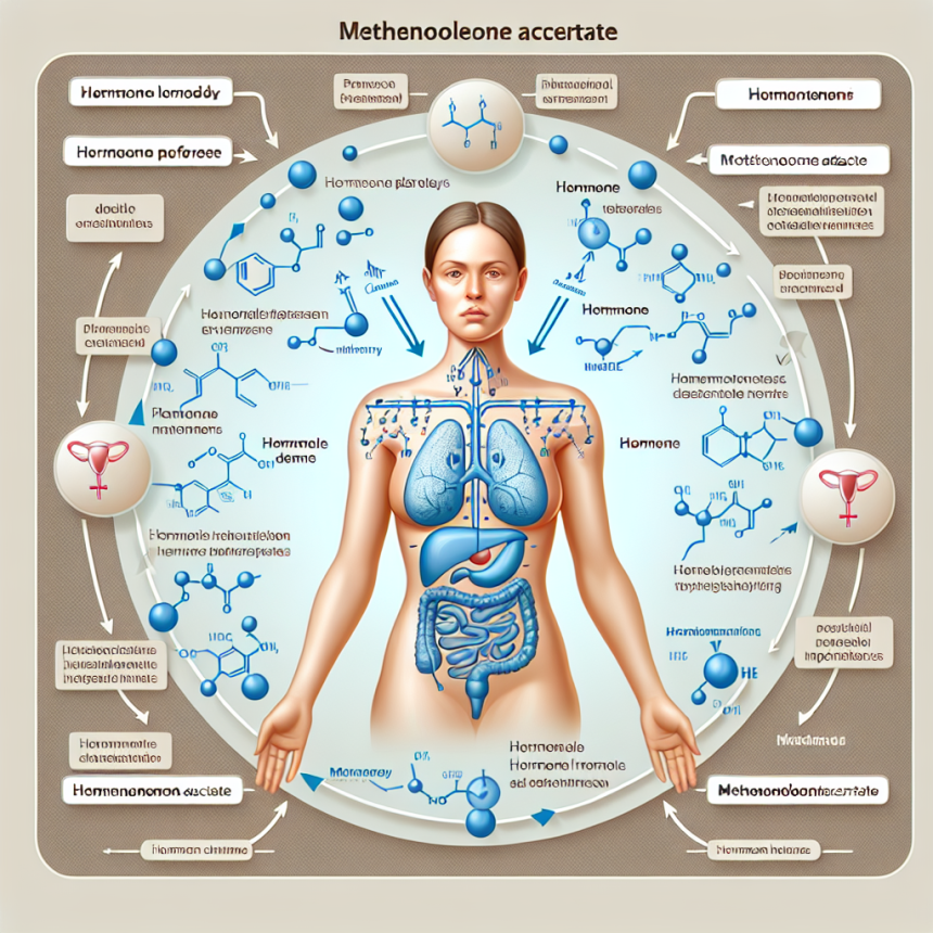 Cómo afecta Acetato de metenolona al perfil hormonal femenino