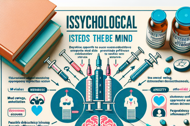 Qué aspectos psicológicos cuidar durante el uso de Esteroides inyectables