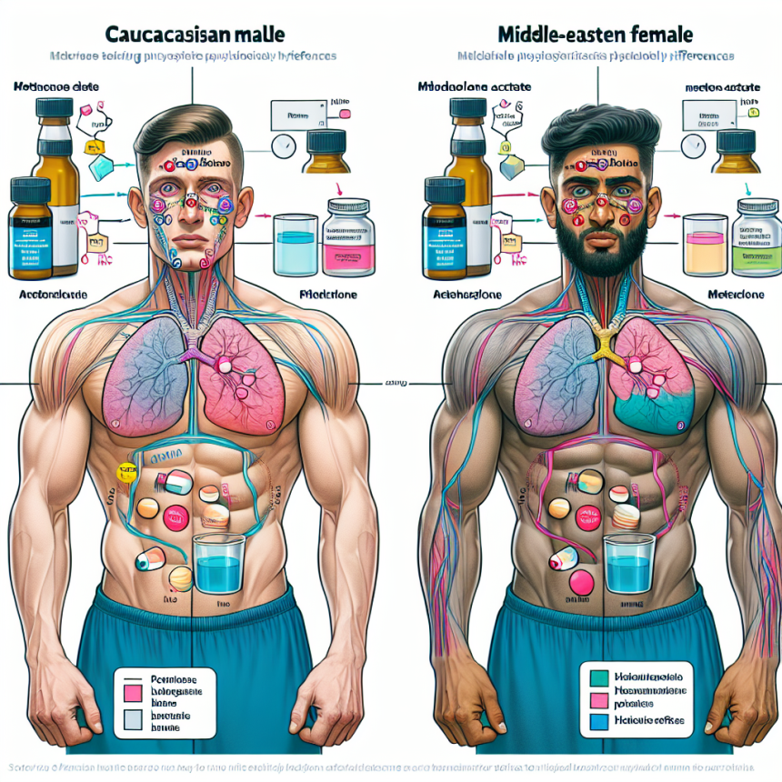 Qué diferencias esperar entre hombres y mujeres con Acetato de metenolona