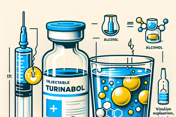 Qué ocurre al mezclar Turinabol inyectable con alcohol