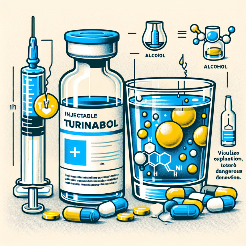 Qué ocurre al mezclar Turinabol inyectable con alcohol