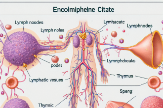 Cómo afecta Enclomiphene citrate al sistema linfático