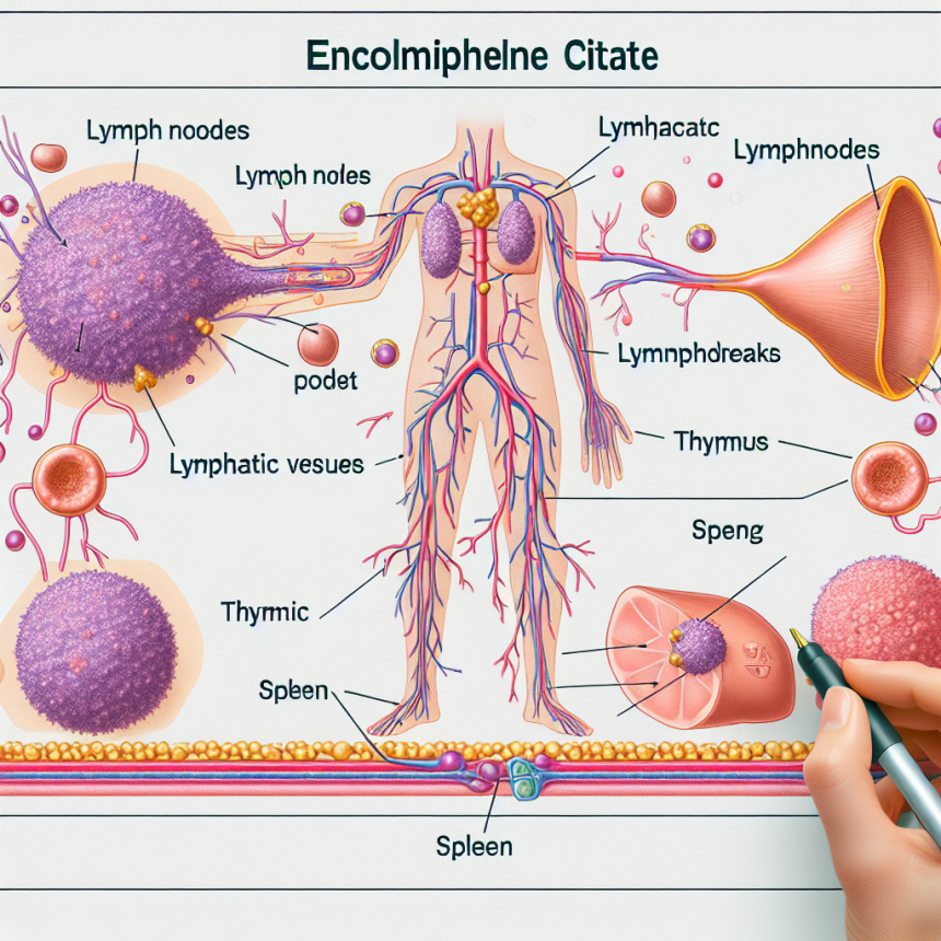 Cómo afecta Enclomiphene citrate al sistema linfático