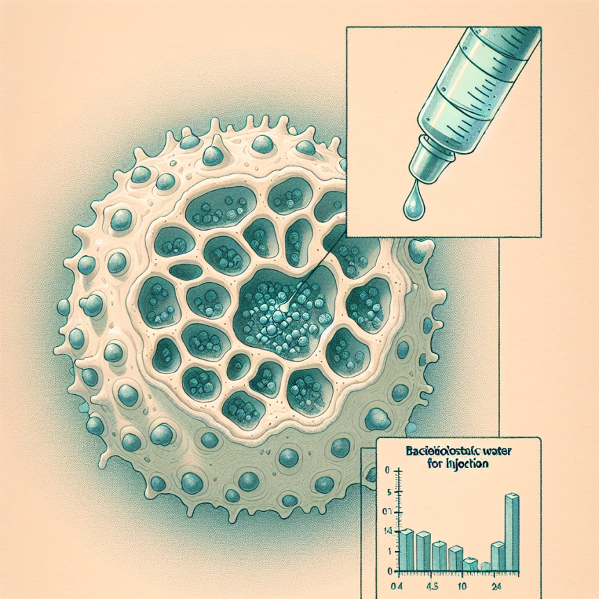 Cómo influye Agua bacteriostática para inyección en el volumen celular