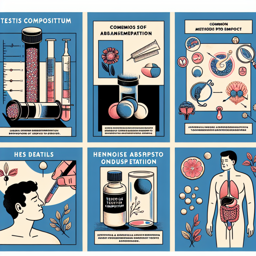 Cómo mejorar la absorción de Testis Compositum