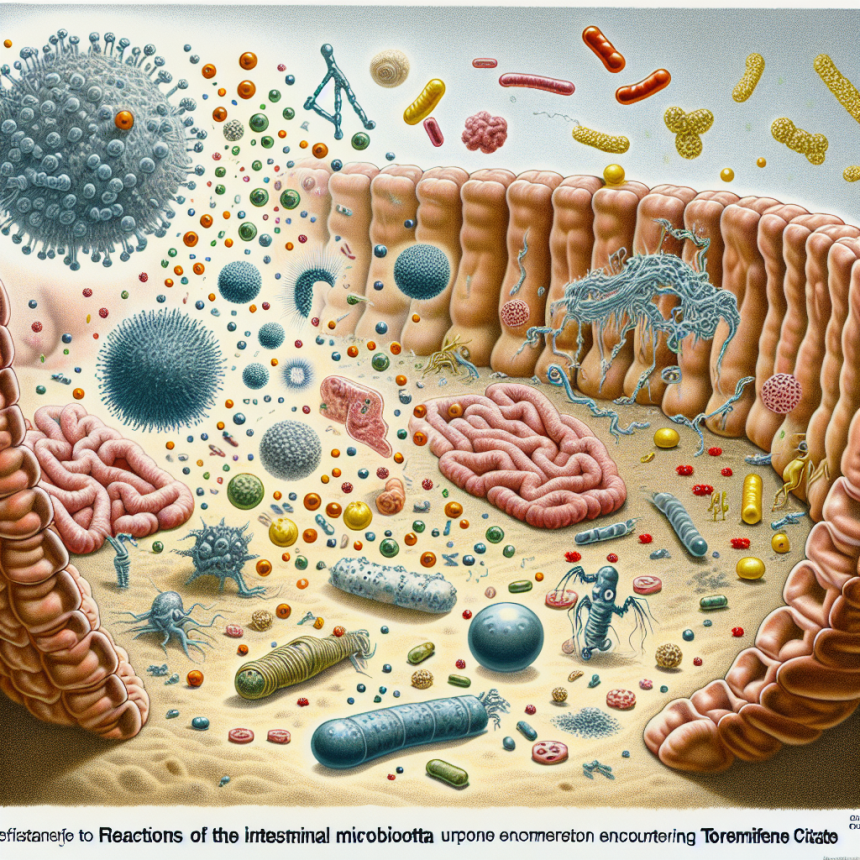 Cómo reacciona la microbiota intestinal a Citrato de toremifeno