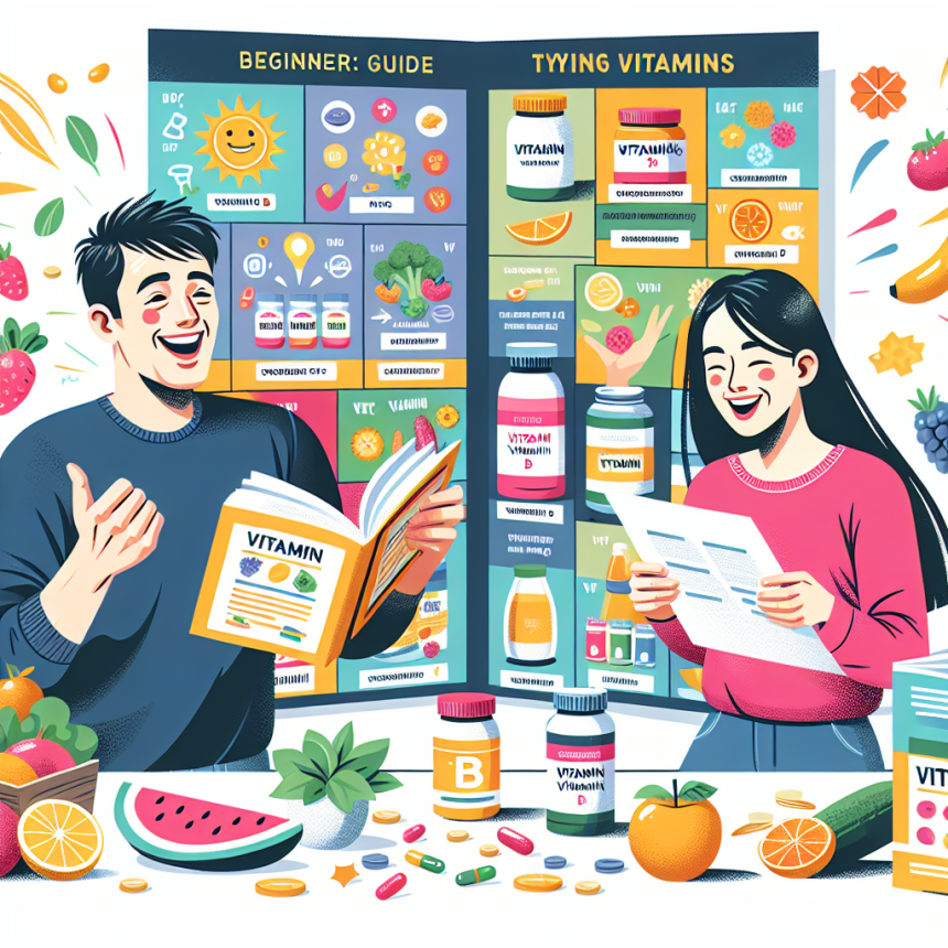 Consejos para principiantes que prueban Vitamines