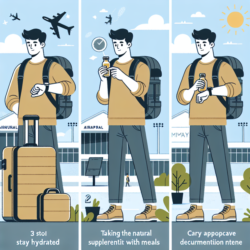Consejos para viajar mientras usas Tribulus Terrestris