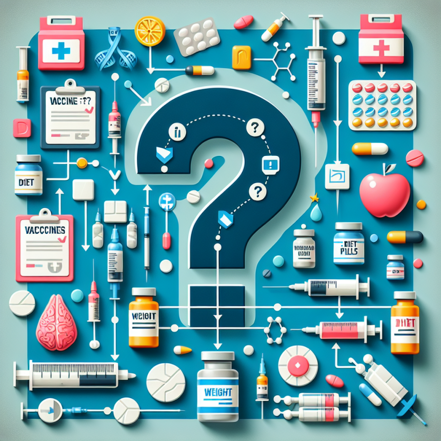 ¿Interfiere Inyecciones y pastillas para adelgazar con vacunas o medicamentos?
