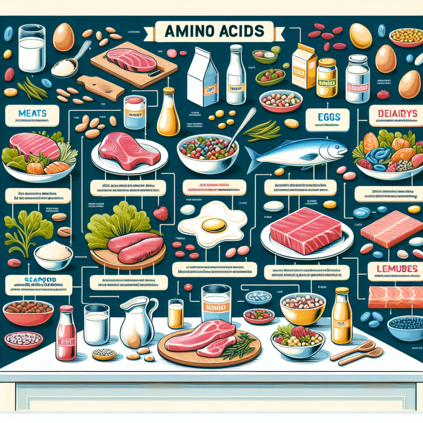 ¿Qué alimentos potenciarán los efectos de Aminoácidos?
