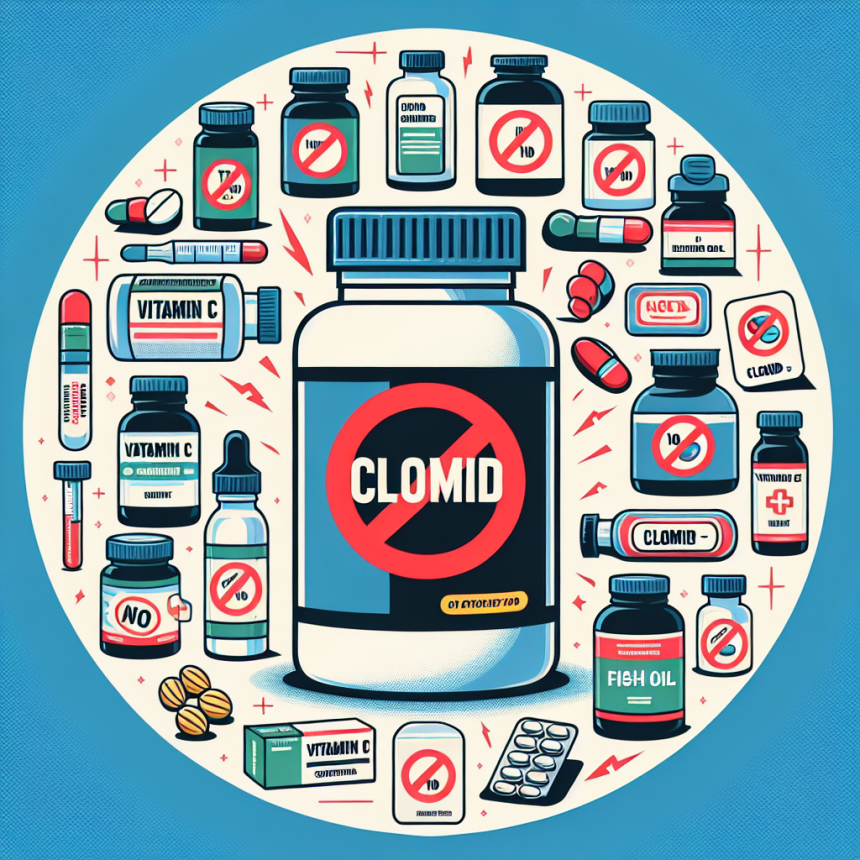 Qué suplementos debes evitar al tomar Clomid