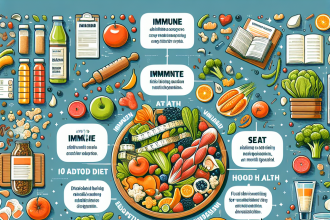 Cómo ajustar la dieta con Salud inmunológica para definición