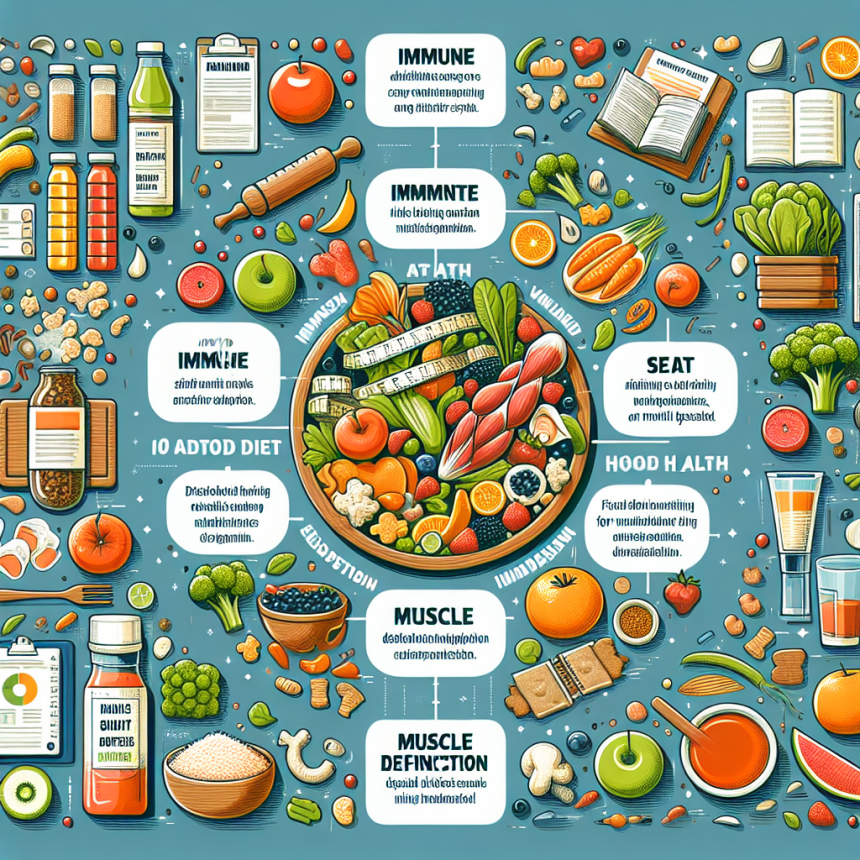 Cómo ajustar la dieta con Salud inmunológica para definición