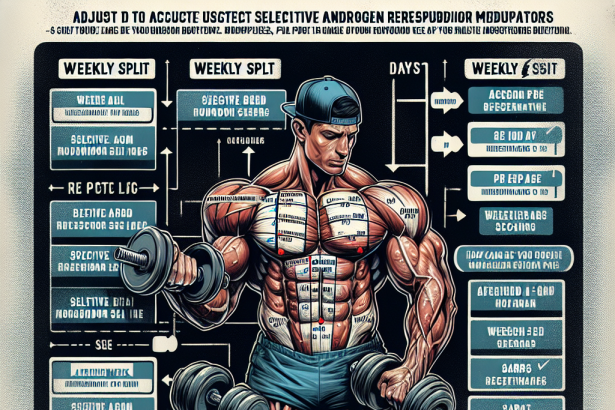 Cómo ajustar tu split semanal al usar SARMs