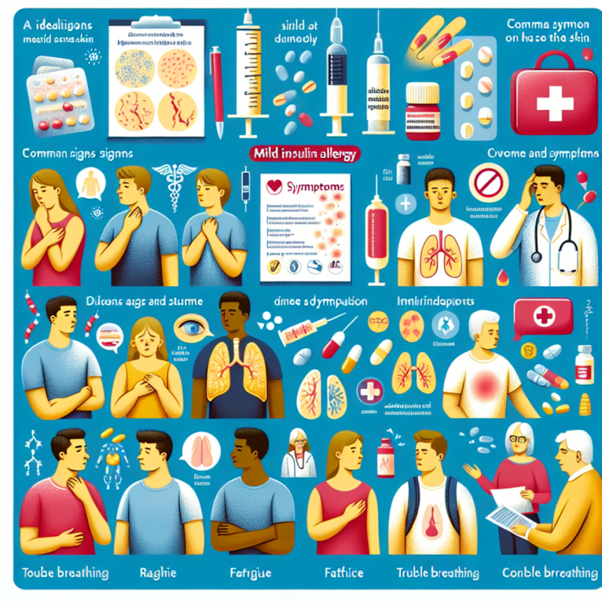 Cómo identificar una alergia leve a Insulina
