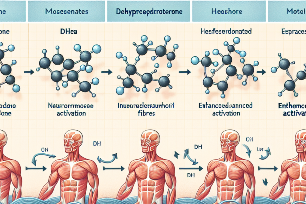 Dehydroepiandrosteron en fases de activación neuromuscular