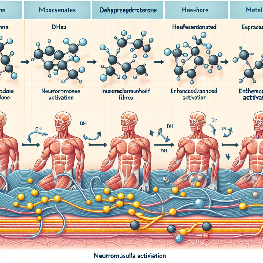 Dehydroepiandrosteron en fases de activación neuromuscular
