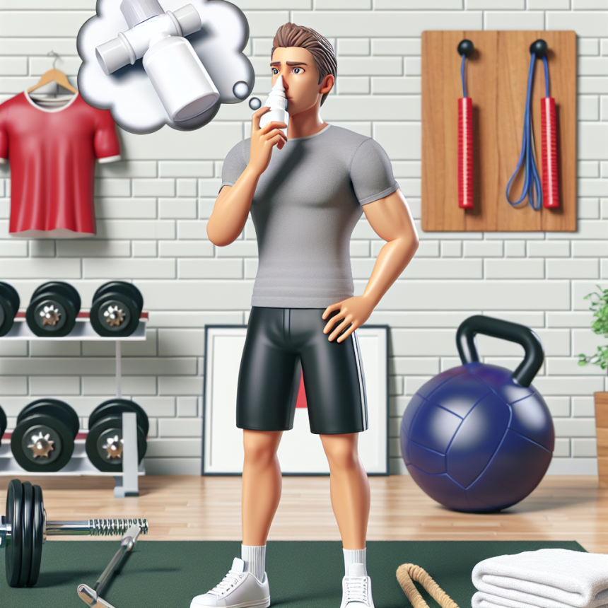 ¿Es necesario cambiar tu entrenamiento al usar Aerosoles nasales?