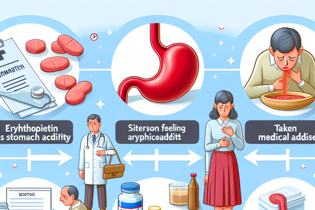 Qué hacer si Erythropoietin provoca acidez estomacal