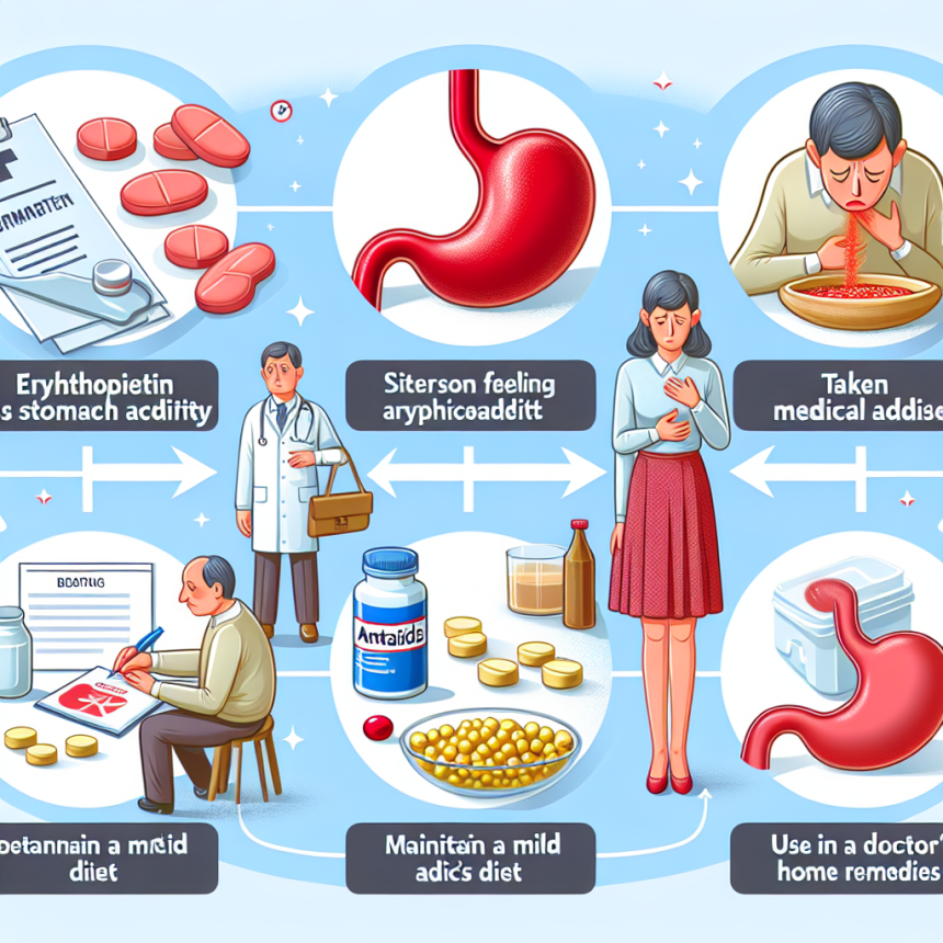 Qué hacer si Erythropoietin provoca acidez estomacal